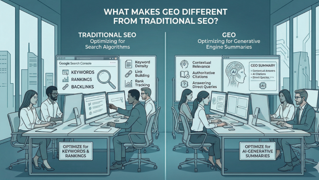 What Makes GEO Different from Traditional SEO?